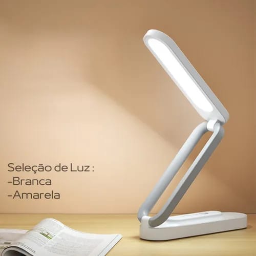 B005 LED Folding Table Lamp – Rechargeable Stepless Dimmable Desk Light with Type-C Charging & Lithium Battery