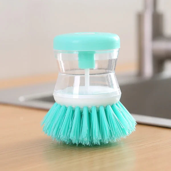 Mini Kitchen Liquid Dish Cleaning Brush | Scrubber Tool, Oil-resistant, Scrubbing Sponge Remove Stains