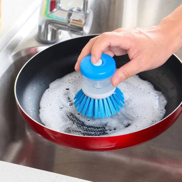 Mini Kitchen Liquid Dish Cleaning Brush | Scrubber Tool, Oil-resistant, Scrubbing Sponge Remove Stains
