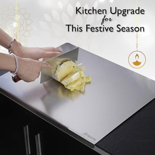 Stainless Steel Cutting Board Durable / Rolling Pins For Baking Kitchen Perfect For All Your Chopping Needs.
