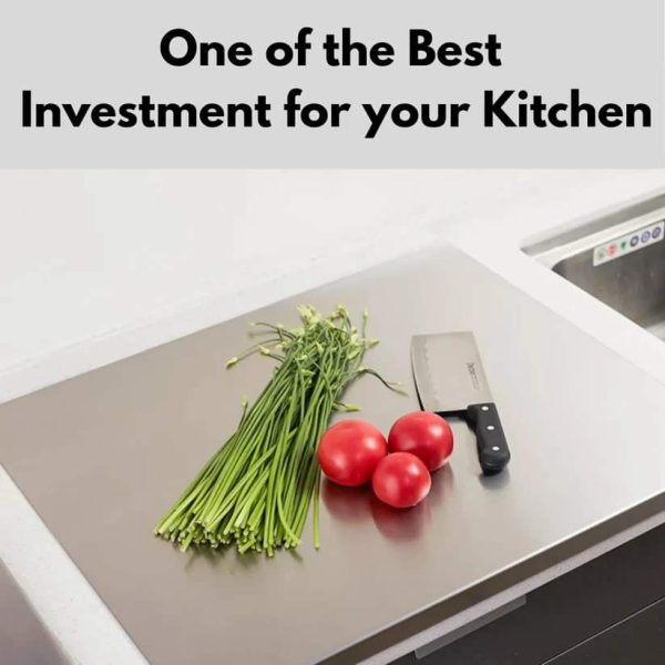 Stainless Steel Cutting Board Durable / Rolling Pins For Baking Kitchen Perfect For All Your Chopping Needs.