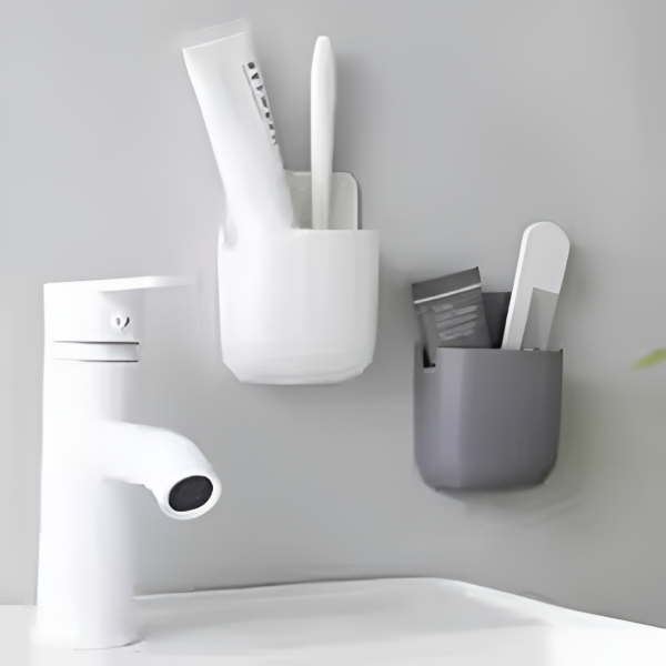 1 Pcs u Shape Wall Mounted Mobile And Remote Holder | wall Mounted Storage Case For Remote