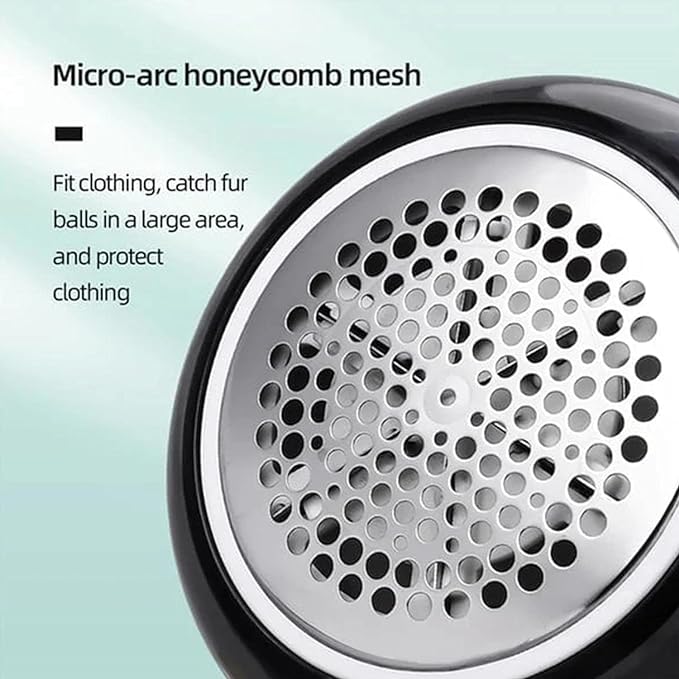 🔧 Rechargeable Lintlix Electric Fabric Shaver with Honeycomb Mesh – Safe, Cordless Lint Remover for Clothes, Sofas & More! ✨