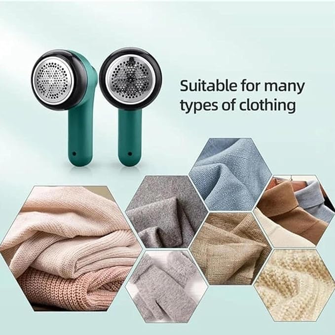 🔧 Rechargeable Lintlix Electric Fabric Shaver with Honeycomb Mesh – Safe, Cordless Lint Remover for Clothes, Sofas & More! ✨