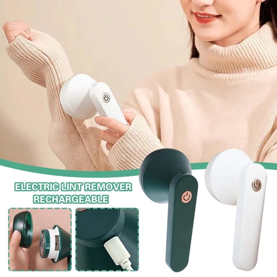 🔧 Rechargeable Lintlix Electric Fabric Shaver with Honeycomb Mesh – Safe, Cordless Lint Remover for Clothes, Sofas & More! ✨