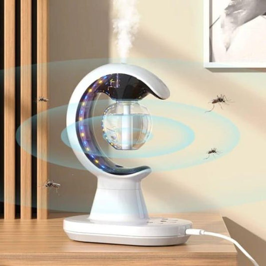 3-in-1 Luxury Mosquito Repellent & Humidifier Lamp | Elegant Night Light & Air Enhancer