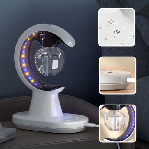 3-in-1 Luxury Mosquito Repellent & Humidifier Lamp | Elegant Night Light & Air Enhancer
