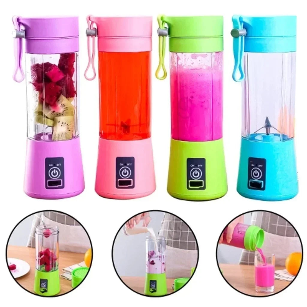 🍎 Mini Portable USB Juicer Cup | Baby Food & Milkshake Maker | Travel Blender Bottle for Moms, Kids & Healthy Drinks