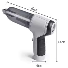 3 in 1 Portable Wireless Vacuum Cleaner – High Power Suction, Air Duster & Air Pump for Home, Car & Laptop