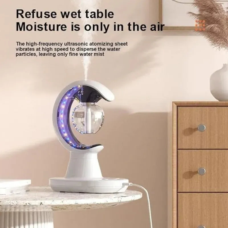 3-in-1 Luxury Mosquito Repellent & Humidifier Lamp | Elegant Night Light & Air Enhancer